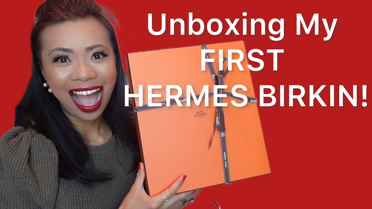Unboxing my First Hermes Birkin- The day has finally come!