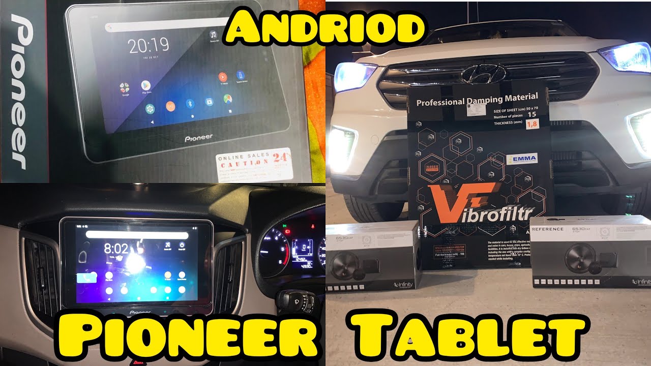 Pioneer Android Tablet | PIONEER SDA-835TAB & SPH-T20BT | Review | Audio Setup | Infinity Reference|