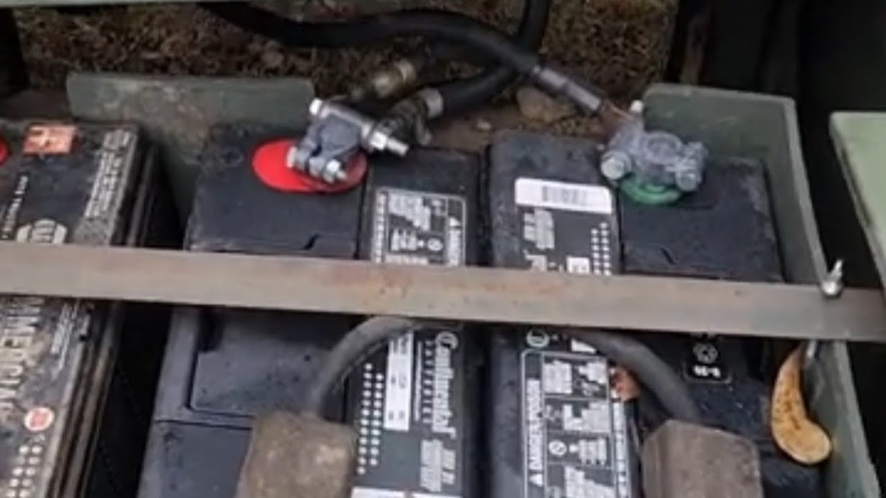 Let's talk about M35A2 Deuce and a half batteries