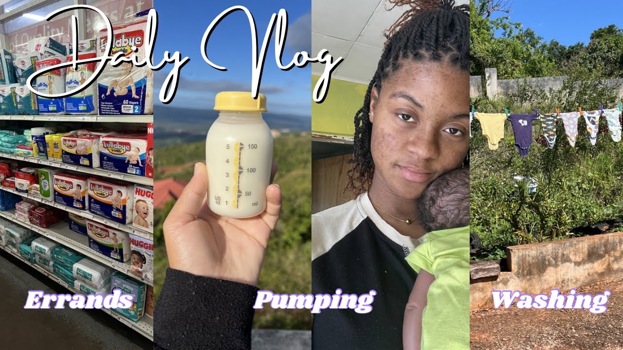 Day in my Life as a Single Mom with a Newborn🩵👶🏽
