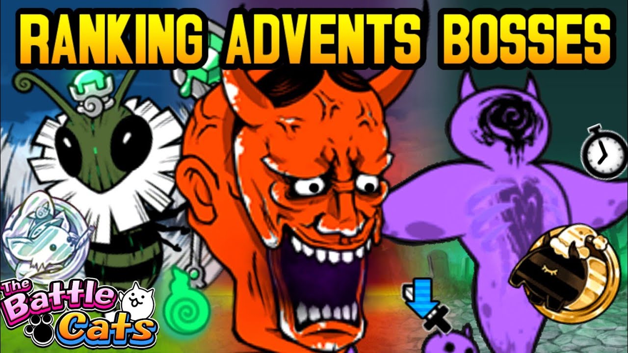 Ranking del más Facíl al más Dificil Jefe de Advent 🔥-The Battle Cats