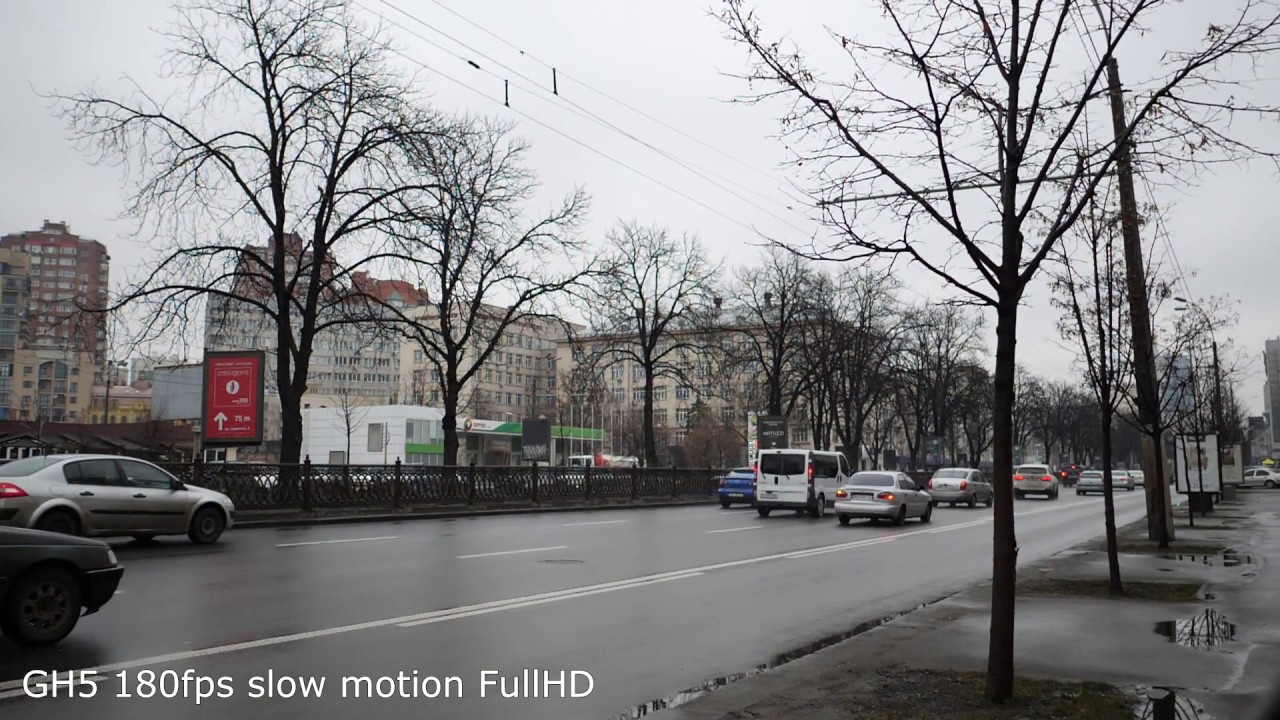 Panasonic GH5 slow motion FullHD 180fps test