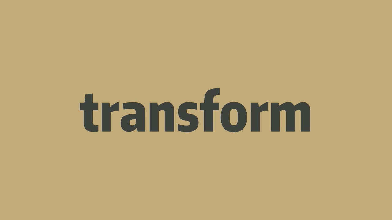 How to pronounce transform  -Elin's english