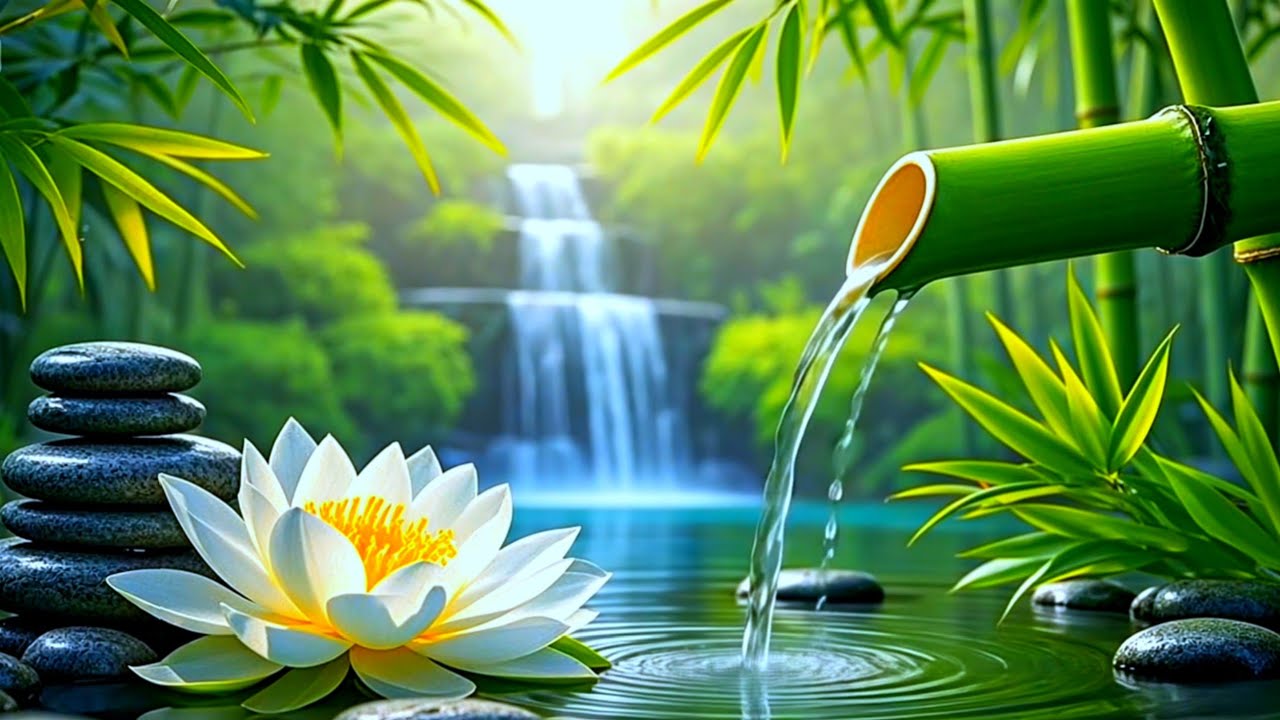 Sleep Music: Soft Piano & Water Sounds 🌿 Relaxing Spa & Stress Relief