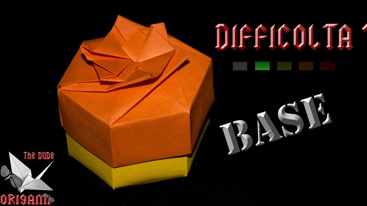 [ORIGAMI ITA] Scatola Esagonale Facile (Base) || Scatole/Decorazioni