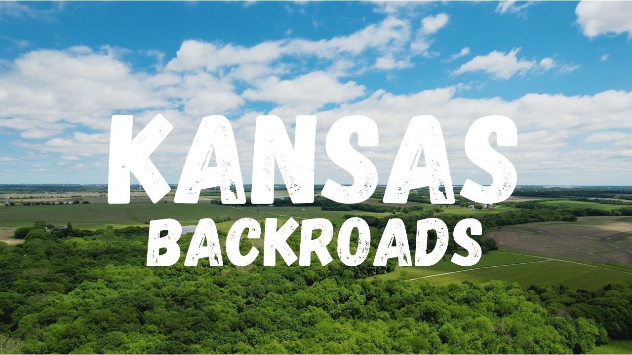 Kansas Backroads aerial drone flyover