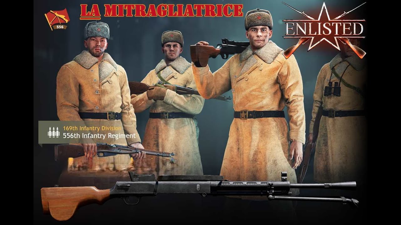 DP 27 LA MITRAGLIATRICE LASEEER - ENLISTED GAMEPLAY ITA