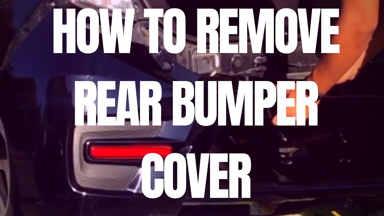 How to Remove Rear Bumper- Toyota Wigo