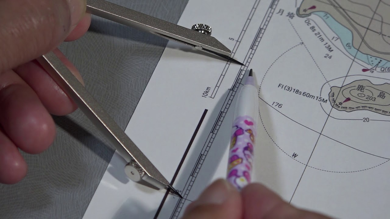 一級上級科目小型船舶操縦士学科　海図01