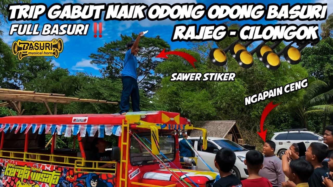 HEBOH ‼️ FULL TELOLET  BASURI DI SEPANJANG JALAN 😎TRIP GABUT RAJEG - CILONGOK + SAWER STIKER