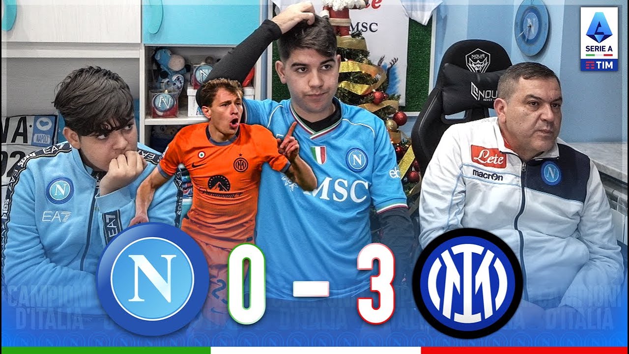 UMILIATI... NAPOLI-INTER 0-3 | LIVE REACTION NAPOLETANI
