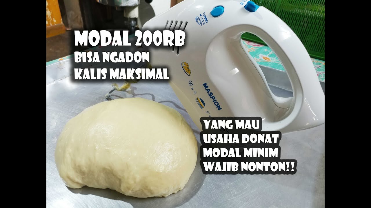 ILMU DASAR DONAT SERI 3 #TEKNIK PENGULENAN HAND MIXER 200 RIBU BISA BUAT ADONAN KALIS MAKSIMAL