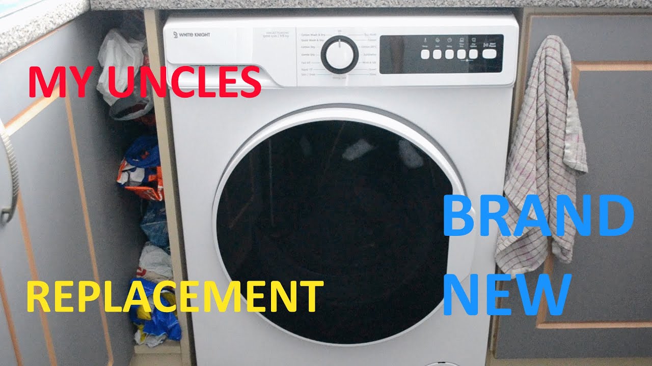 (not my) white knight WK-AT75WDW washer/dryer, (replacement) on a rinse and final spin (1200rpm).