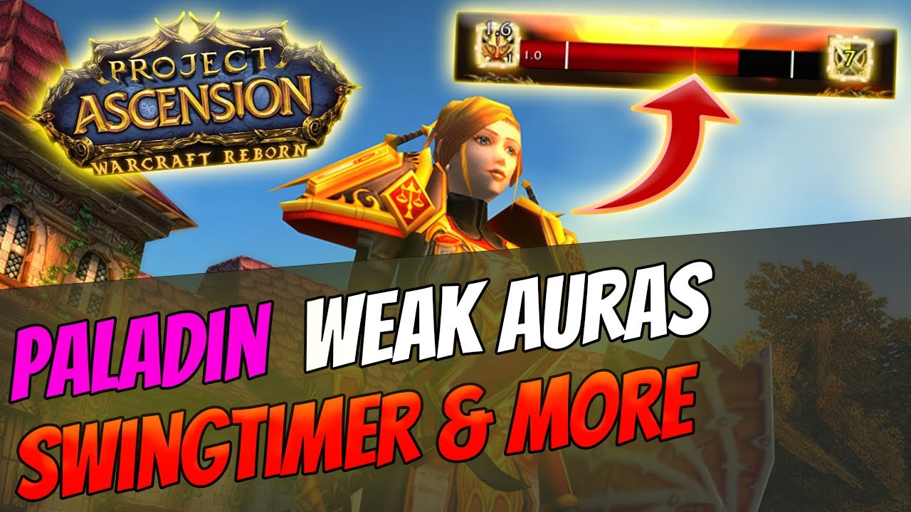 Bronzebeard Paladin Weak Auras: Swing Timer, Holy Power, Art of War & Macros [Warcraft Reborn]