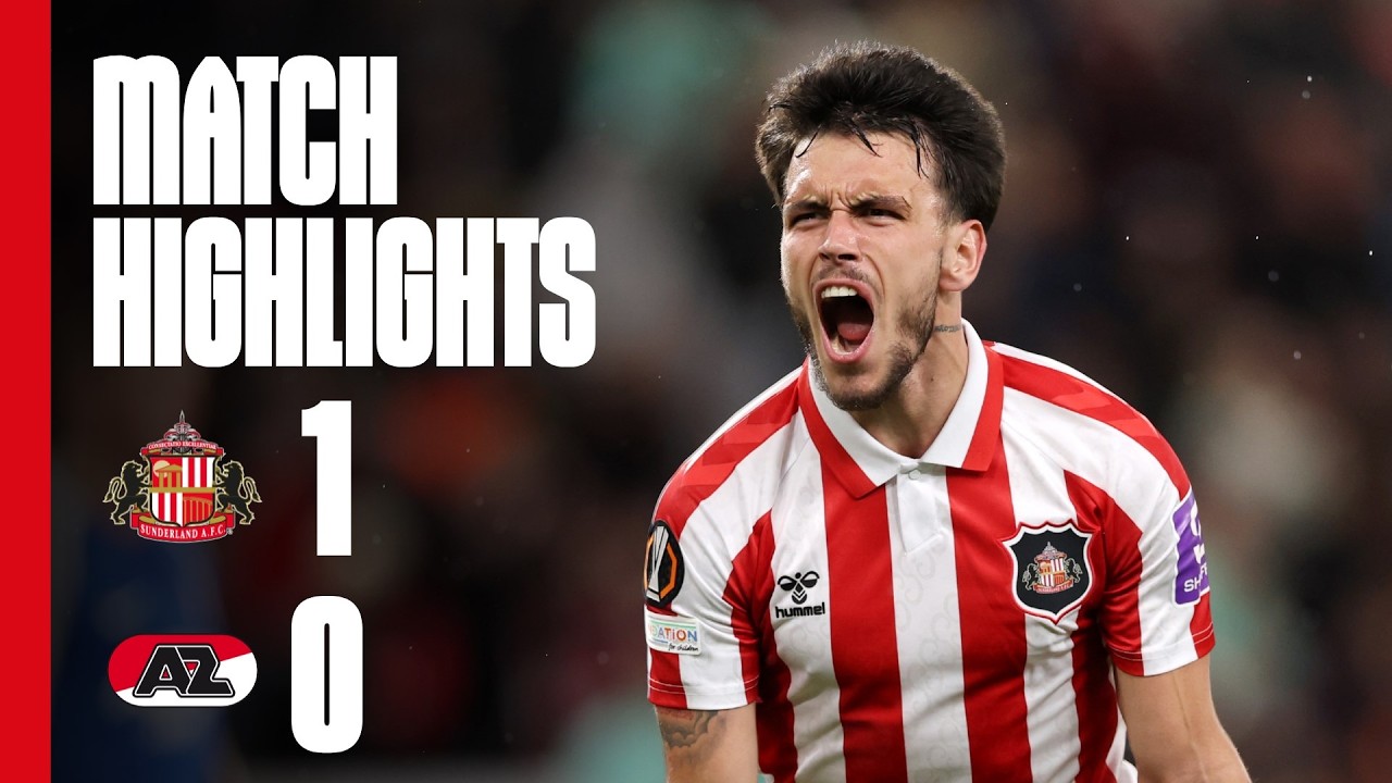 Le F&eacute;e Penalty Secures European Win | Sunderland AFC 1 - 0 AZ Alkmaar | Europa League Highlights