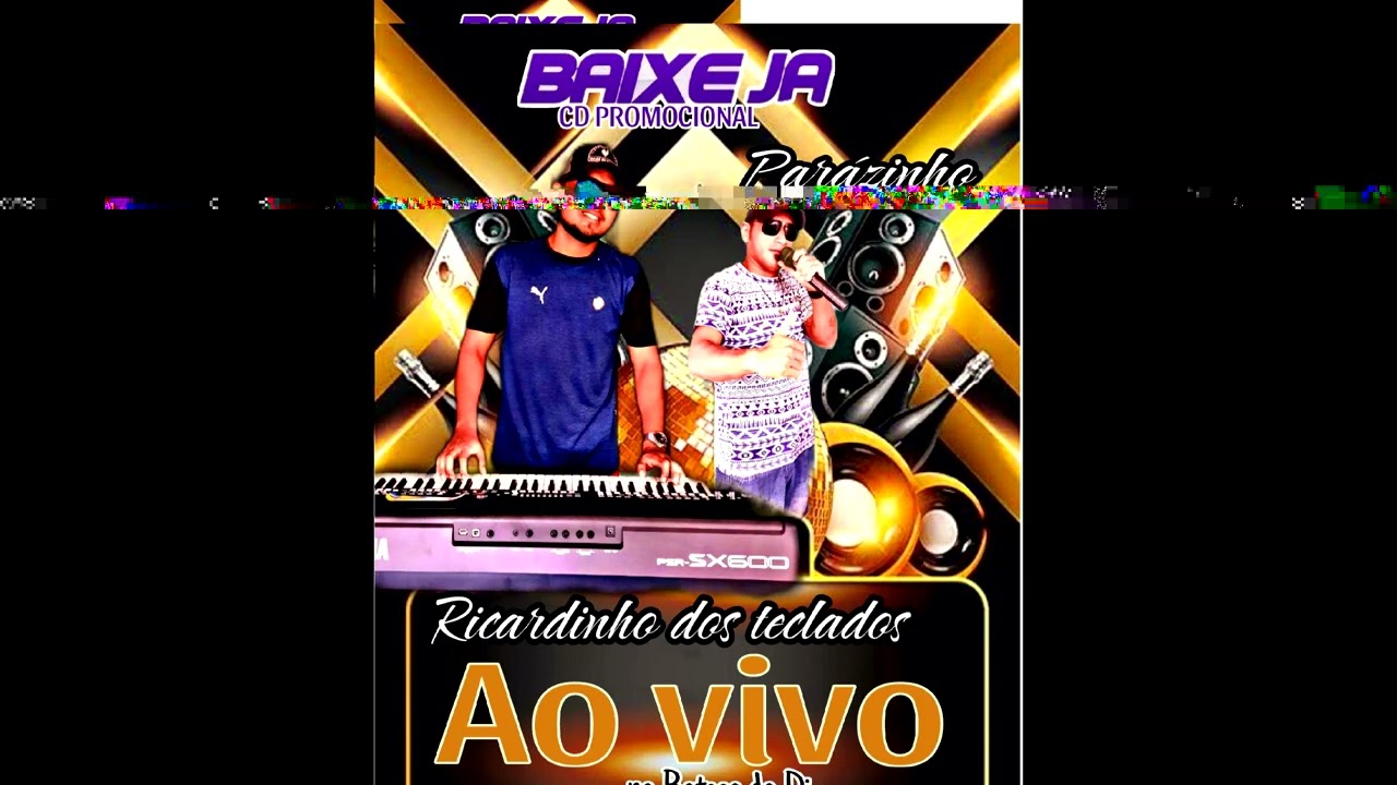 Cd Promocional - Ricardinho dos Teclados e Parázinho ao vivo no Boteco do Dj.