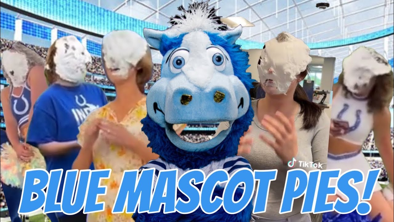 Mascot 'Blue' Pies Everyone In The Face!! | Compilation