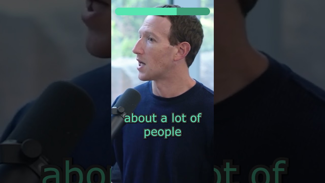 Mark Zuckerberg on AGI 👀 #shorts