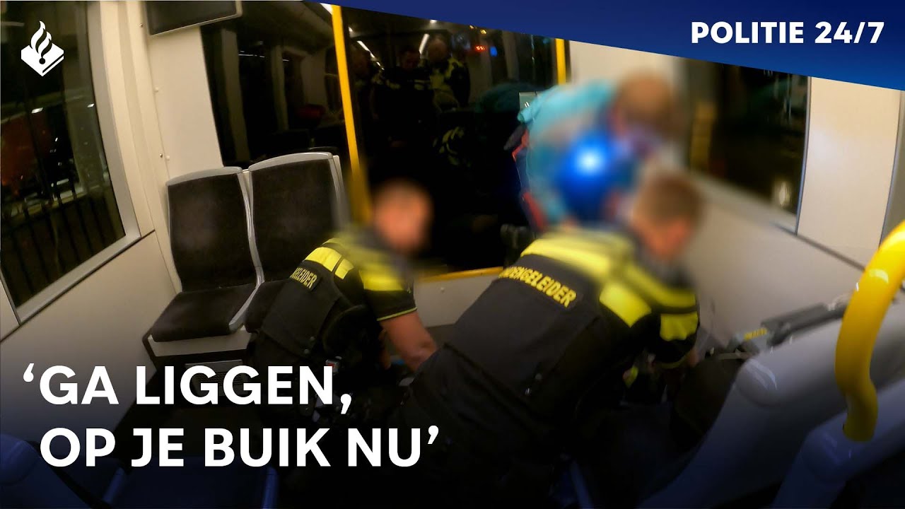 Overlast in de tram door man onder invloed van GHB | POLITIE 24/7