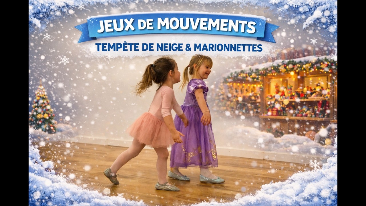 TEMPÊTE DE NEIGE, MARIONNETTES, PINGOUINS ET MARCHÉ DE NOËL