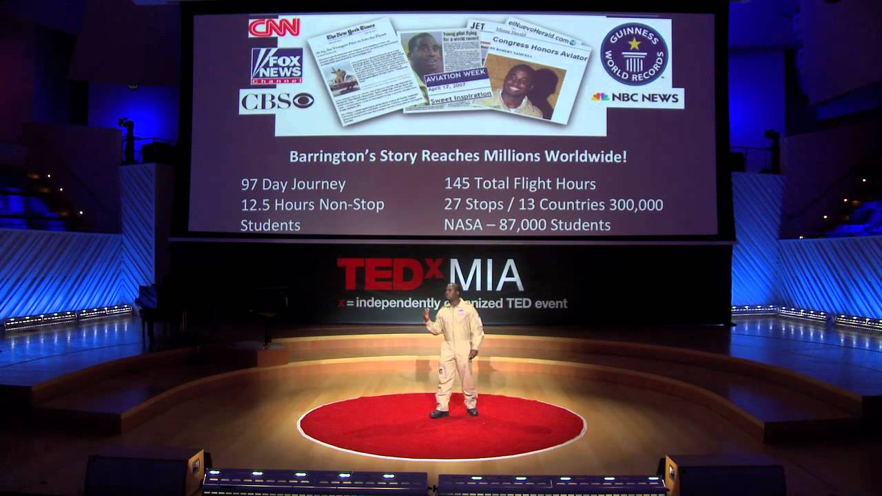 TEDxMIA - Barrington Irving - Touching the Sky Inspiring Youth to Dream and Soar