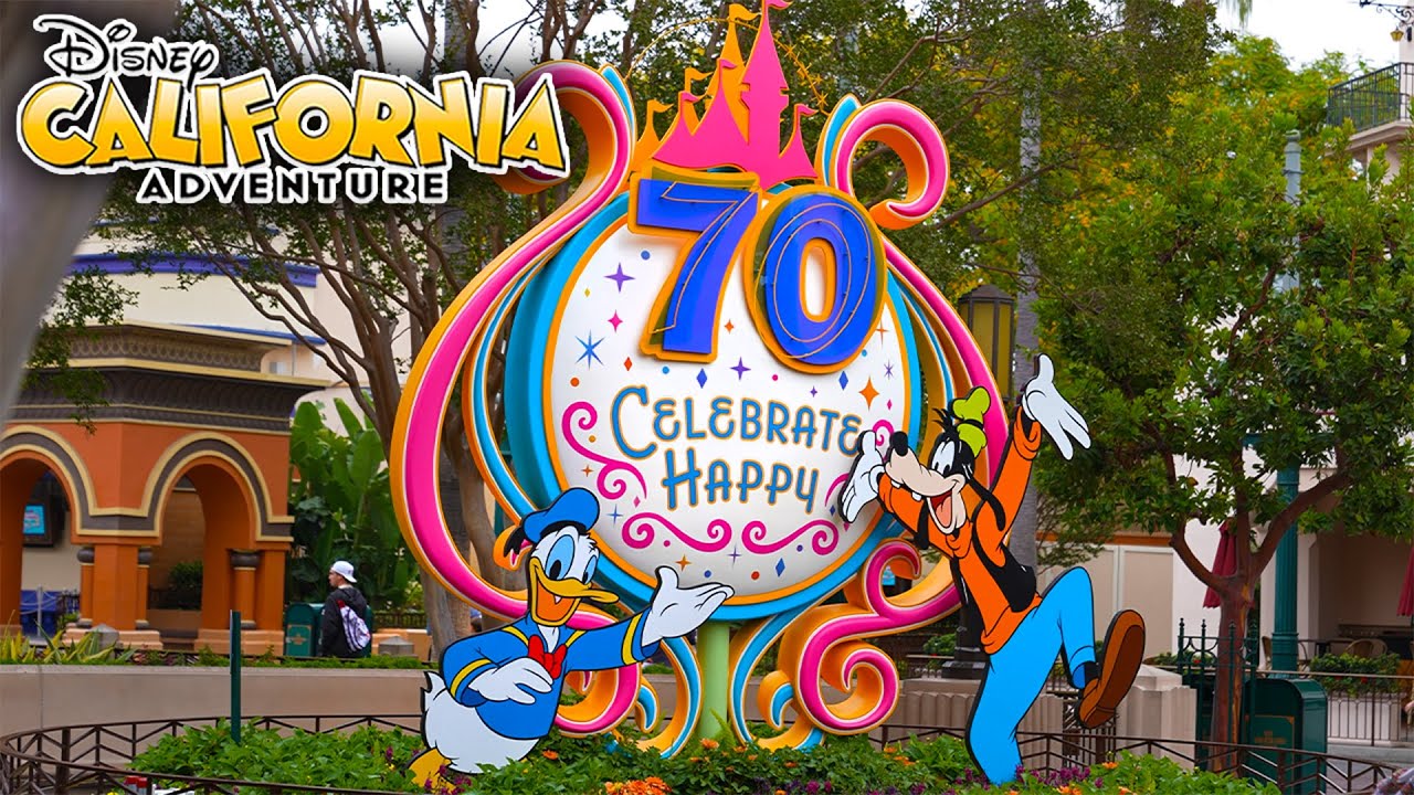 DCA Early Morning Walkthrough at Disneyland Resort - Disney California Adventure 70th Celebration