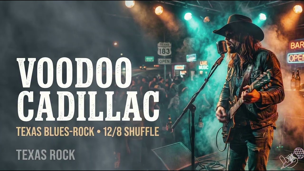 Get Ready Texas Outlaw Rock N Roll: Voodoo Cadillac #rockblues#bluesrock #texasrock#boogie