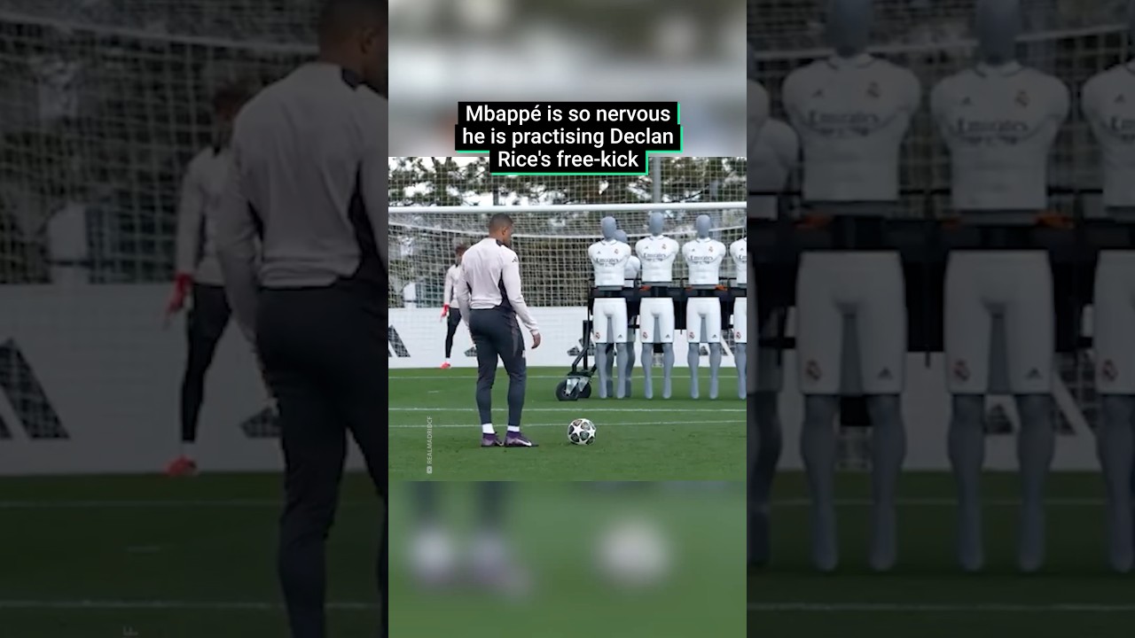 Is That Mbapp&eacute; Practising Declan Rice&rsquo;s Free-Kick? 😳