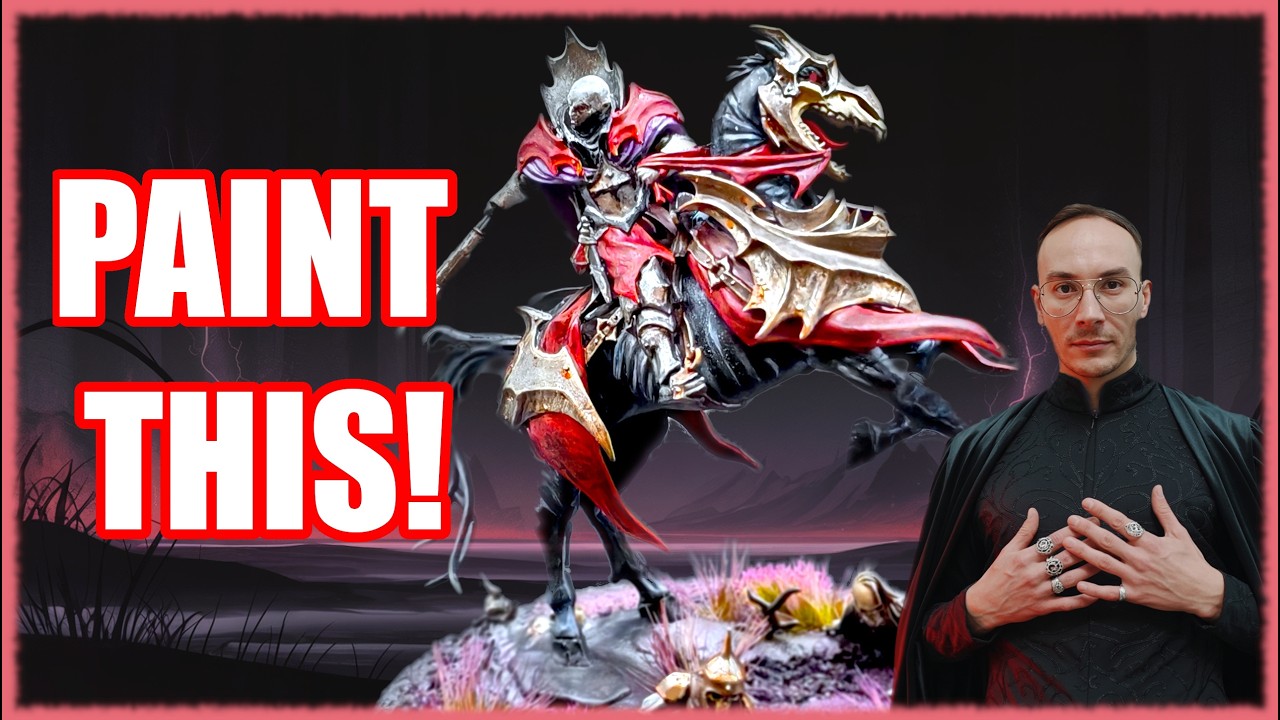 Malowanie, lore i zasady | Vampire Lord on Nightmare Steed | Soulblight Gravelords | Warhammer AoS