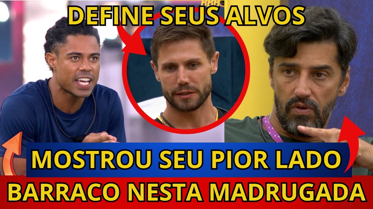 🔴BBB26: PIOR MADRUAGA, LIDER DEFINE SEUS ALVOS, Cowboy MOSTRA SEU PIOR LADO, Breno ENFRENTA Jordana.