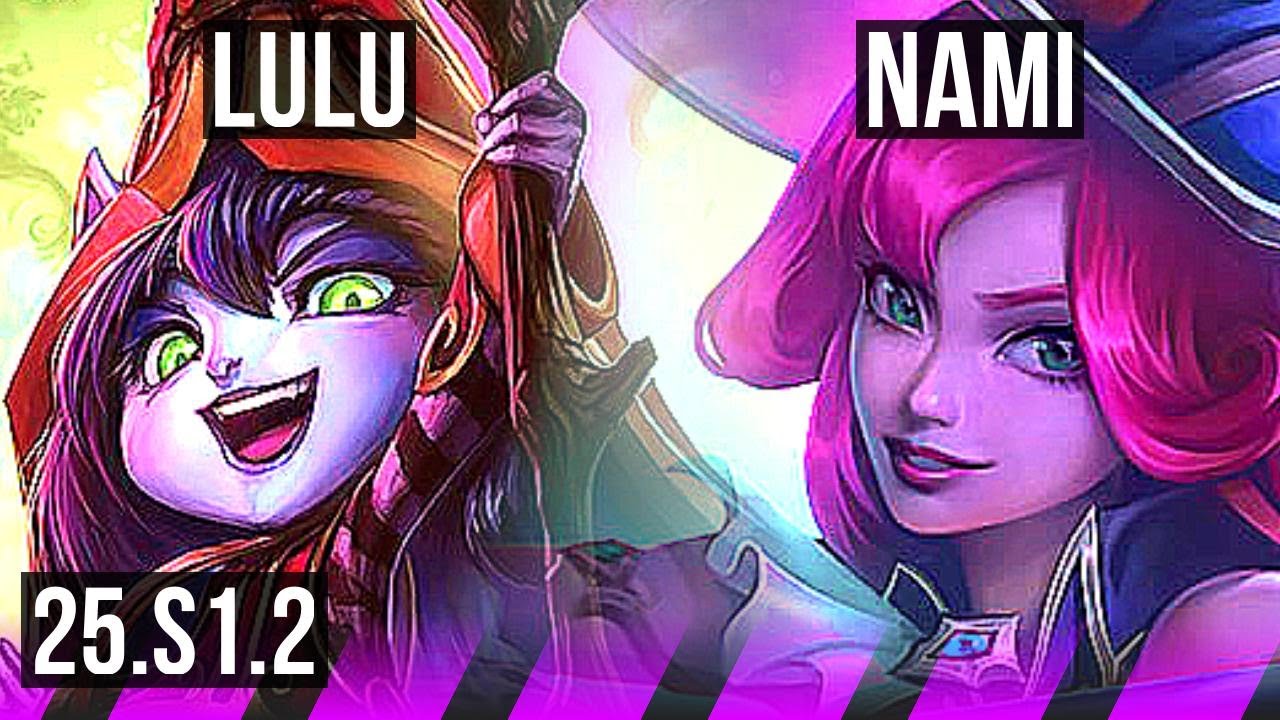 LULU & Jinx vs NAMI & Lucian (SUP) | KR Master | 25.S1.2