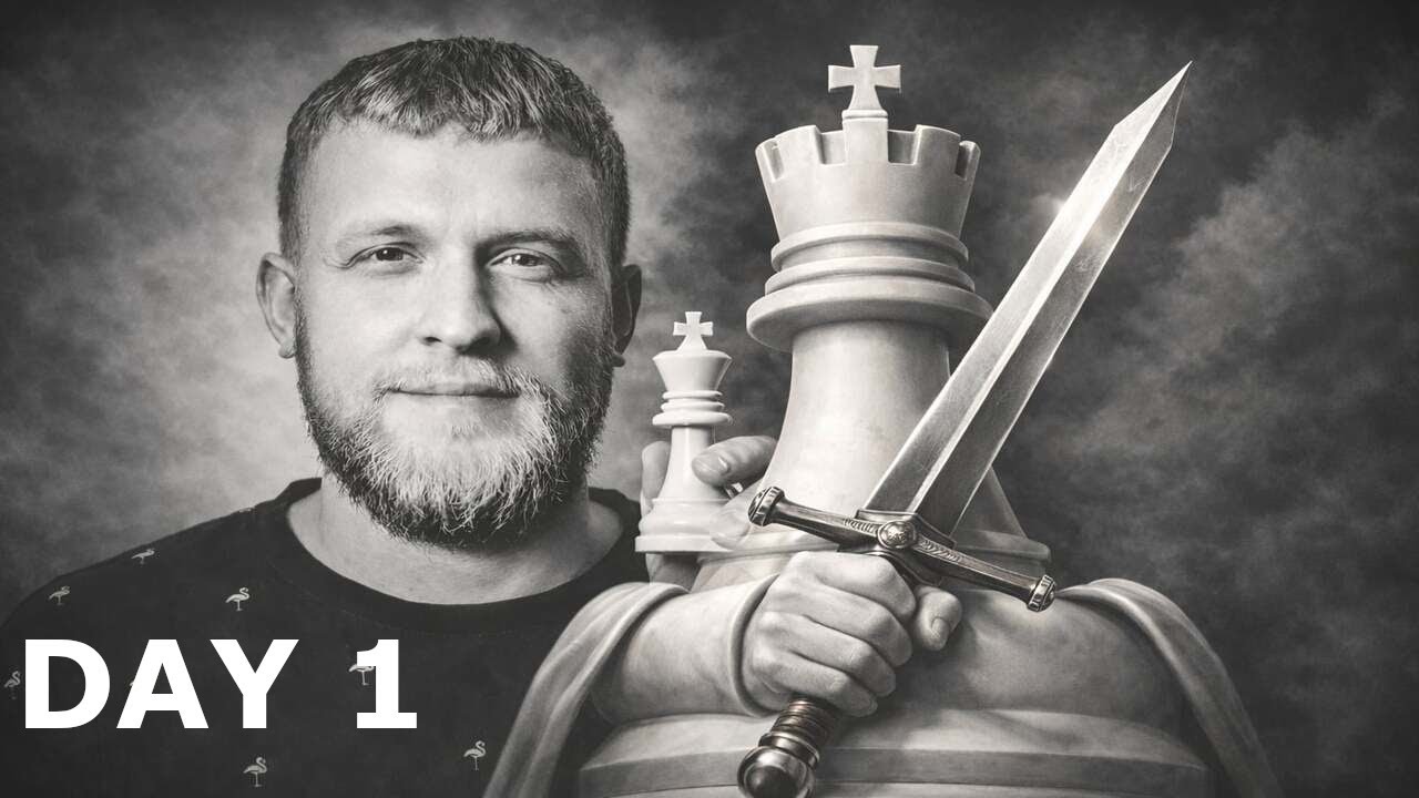 DAY 1 - Od zera do szachowego MISTRZA - Schody podczas gry środkowej.