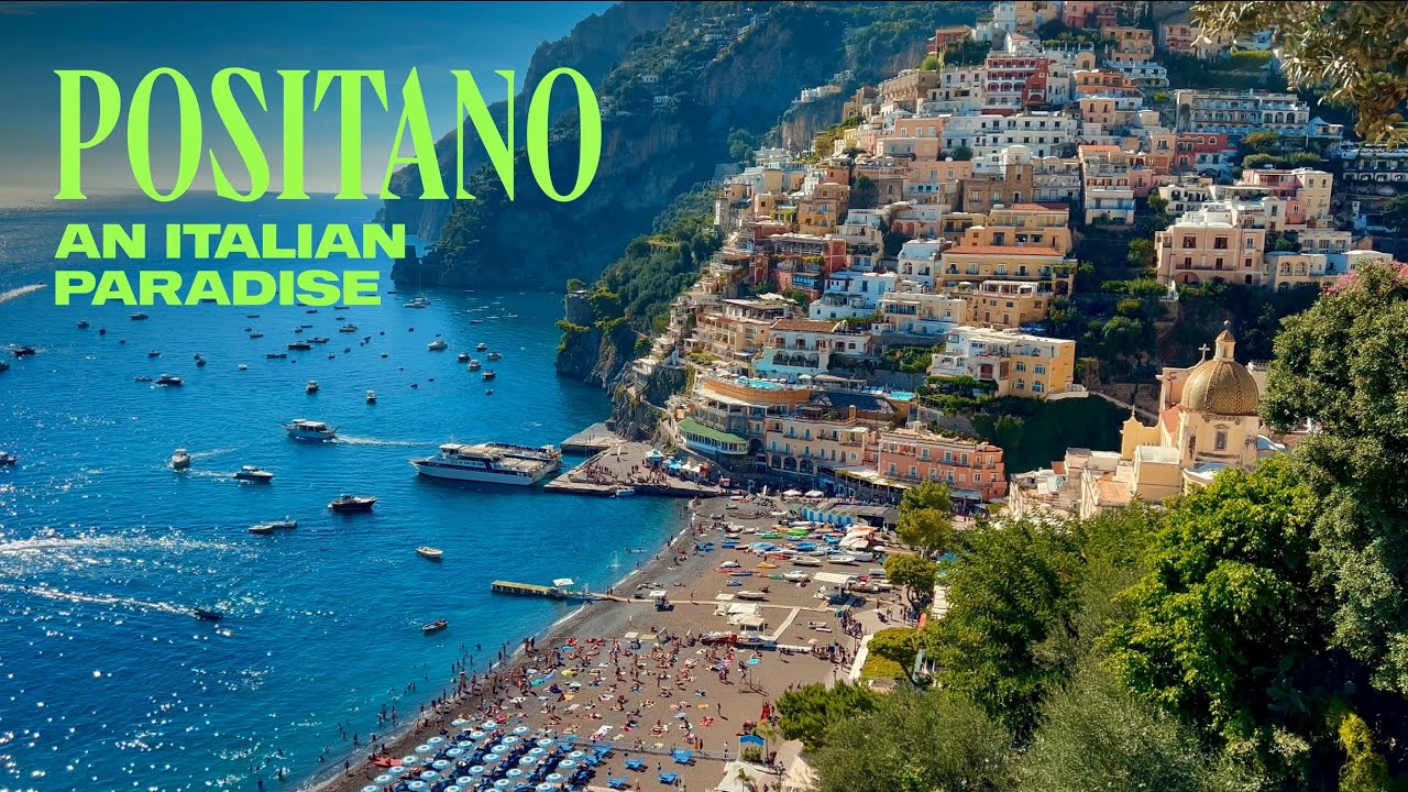 Italian Paradise - Positano, Walking Tour 4K