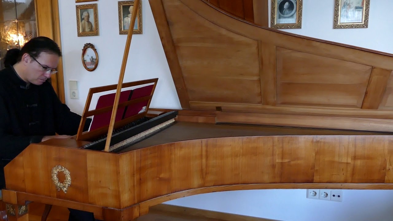 Michael Tsalka plays Wanhal on Wanhal's cousin's Fortepiano! (Johann Bohack ca.1785)