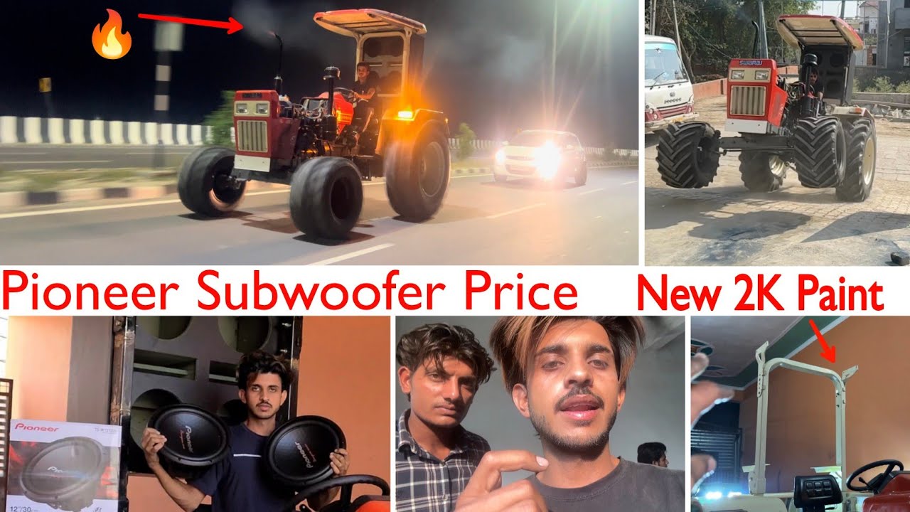 2K Cream Paint || Pioneer subwoofer 500RMS || Swaraj 855