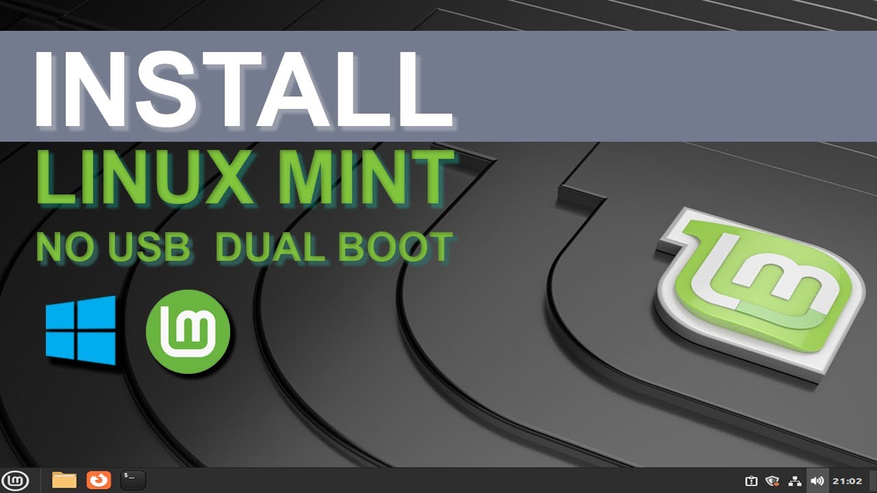 Как установить Linux Mint без USB-накопителя | Двойная загрузка с Windows | UEFI