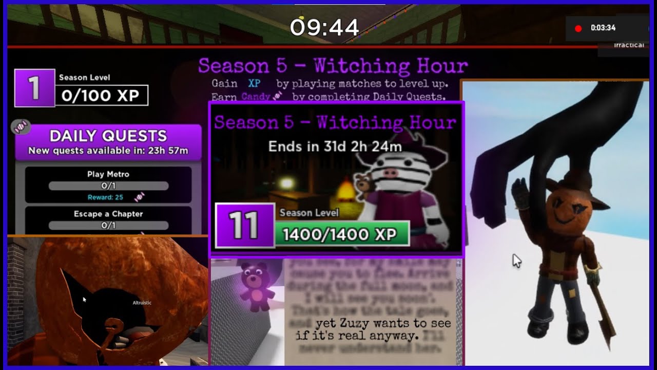 [ALL REWARDS] Piggy Season 5 Halloween Update!! (Showcase)