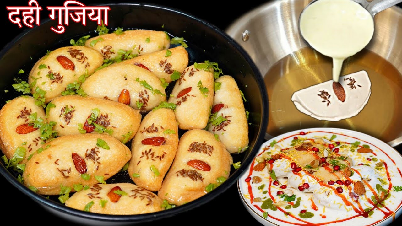 See the easiest way to make Dahi Gujiya like a confectioner 😳 | DAHI GUJIYA RECIPE
