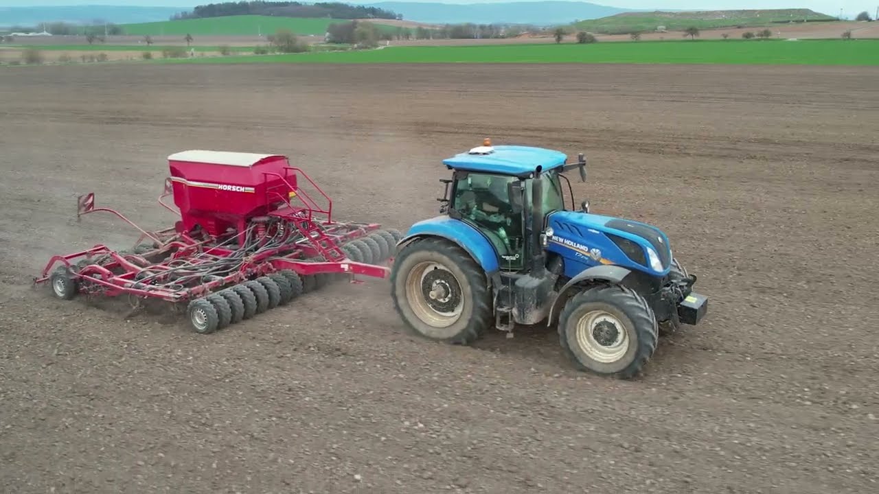 NewHolland T7.270 & Horsch Sprinter 6ST - Setí ječmene | Agroben Střelice | 2024