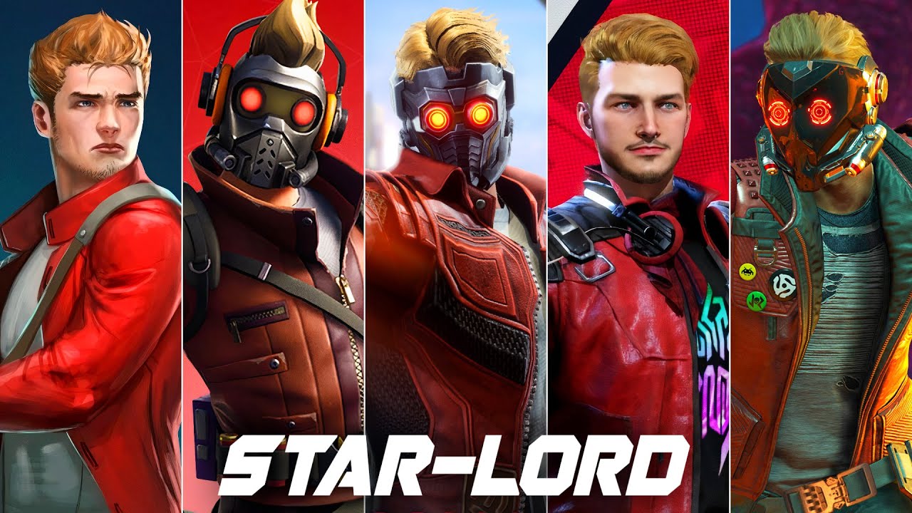 Evolution of Star-Lord in games