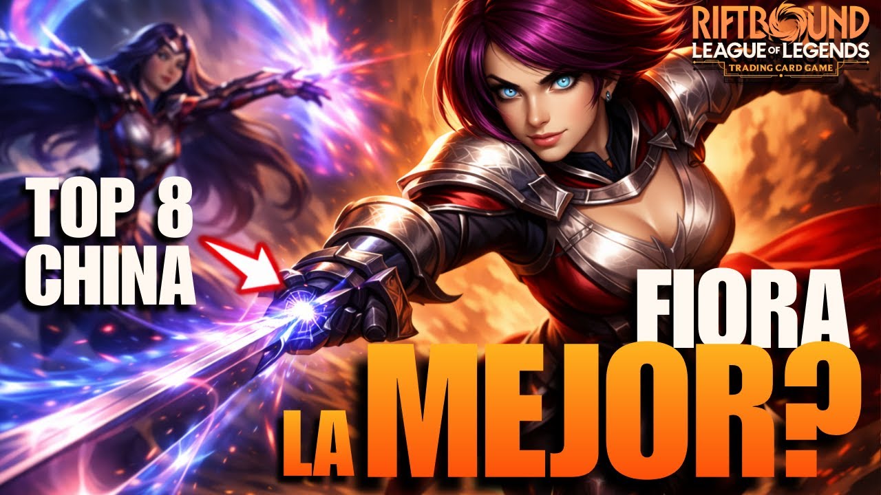 🗡️ FIORA ROMPE EL TOP 8 EN CHINA 🗡️😲 Irelia vs Fiora ⚔️ Regional CN | RIFTBOUND