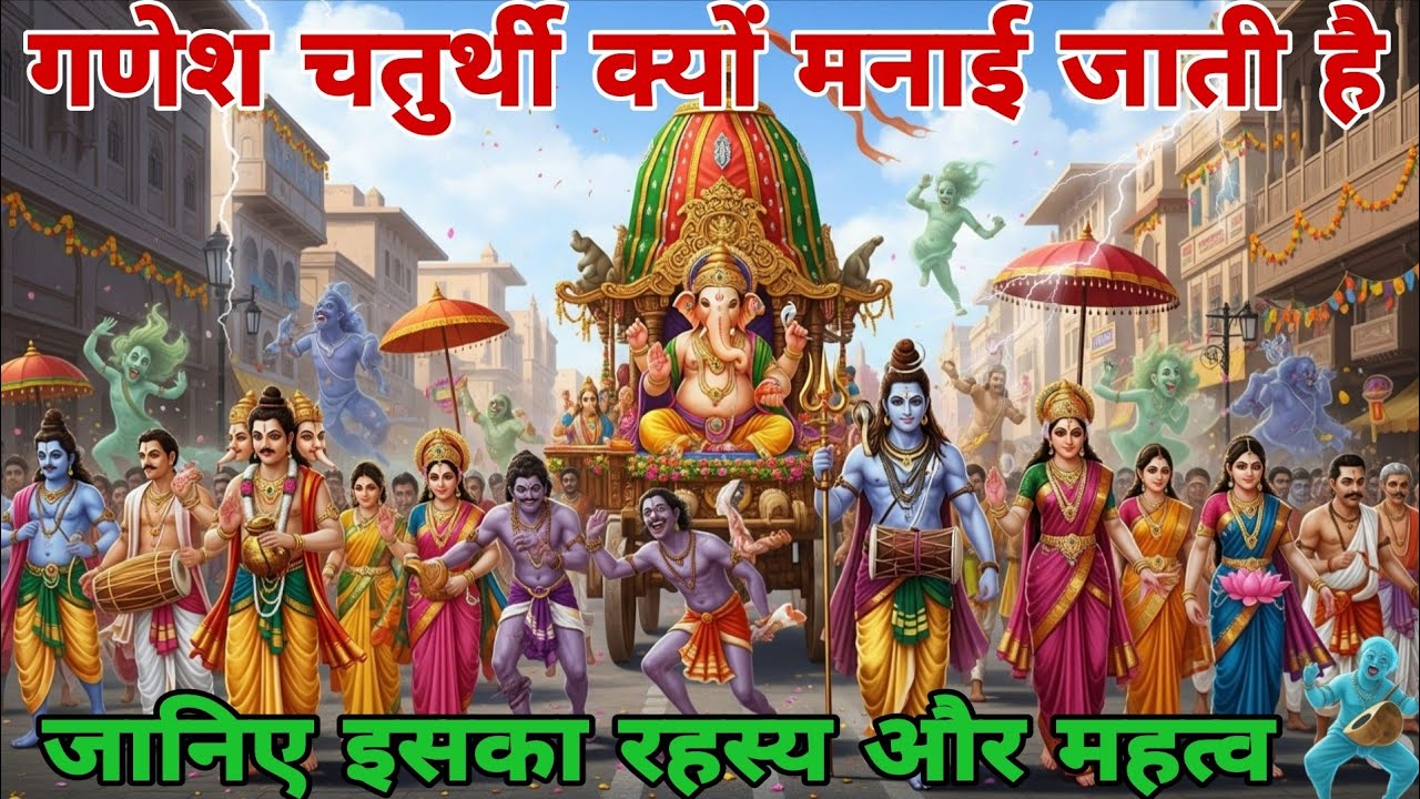 गणेश चतुर्थी क्यों मनाई जाती है? जानिए इसका रहस्य और महत्व || Vidya Gyan Sagar