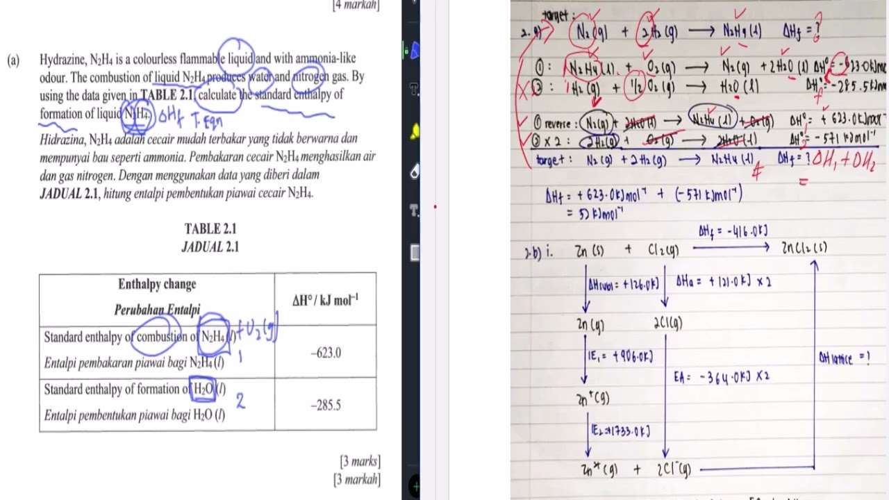 SK025 PSPM 22/23 Q2 Thermochemistry (10%)
