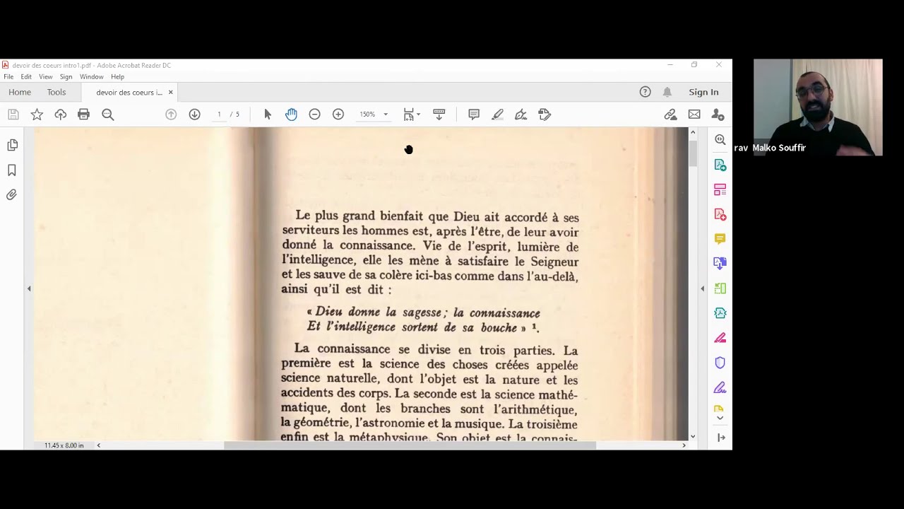 Devoirs des Coeurs #1: Préambule, 1ere partie - les différentes branches de la connaissance