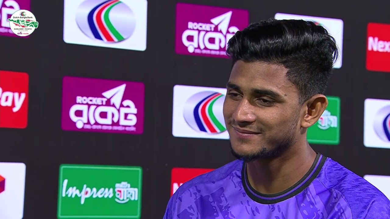 Player of the match: Nahid Rana( 5-24 ) Bangladesh won by 8 wickets | Bangladesh 🆚 Pakistan