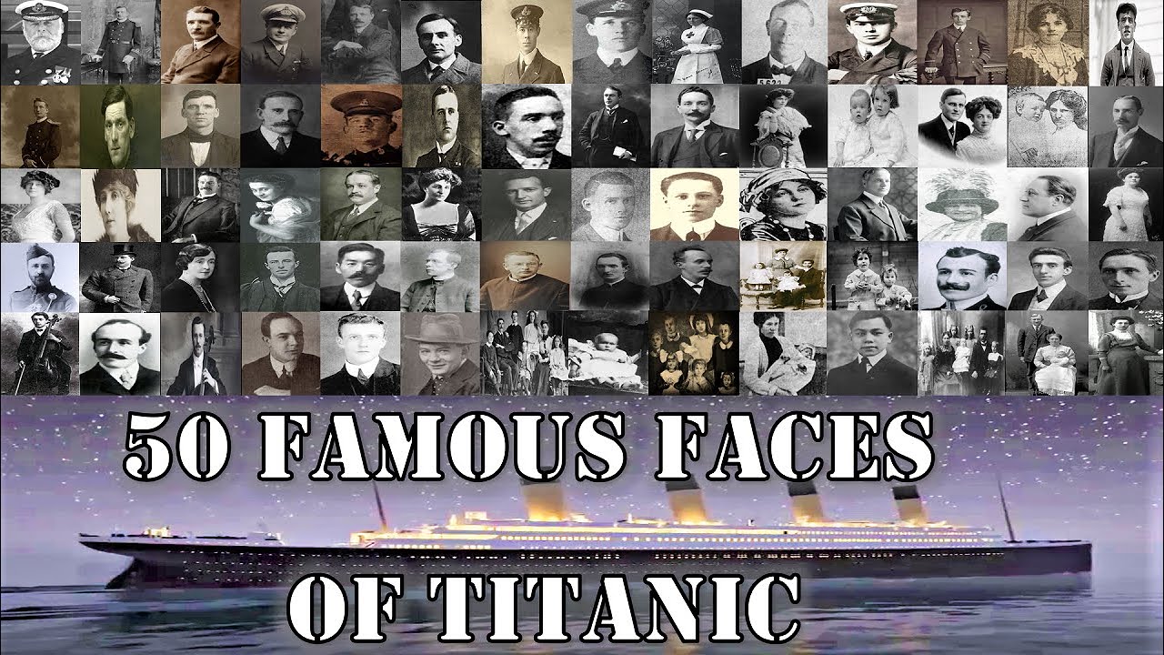 50 Famous Faces of Titanic | Talking About Titanic