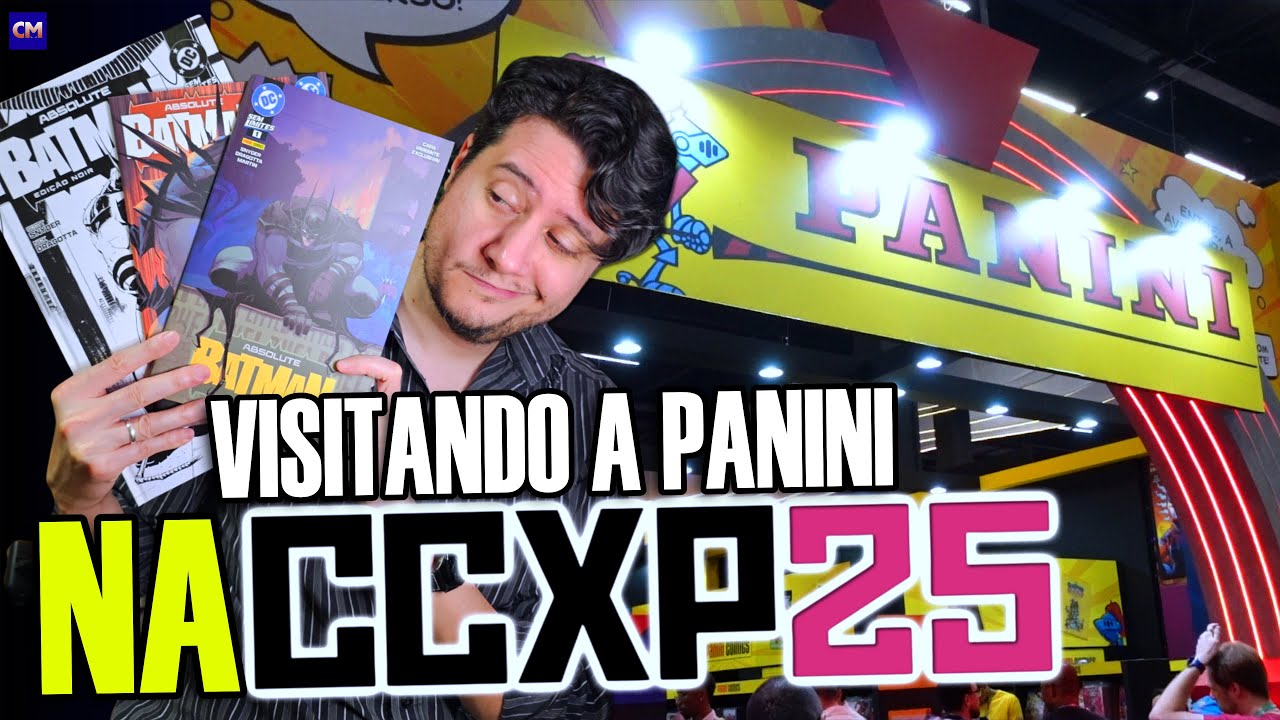 🟡BATMAN NO ESTANDE DA PANINI NA CCXP 2025 + ABSOLUTE BATMAN NOIR |  Panini