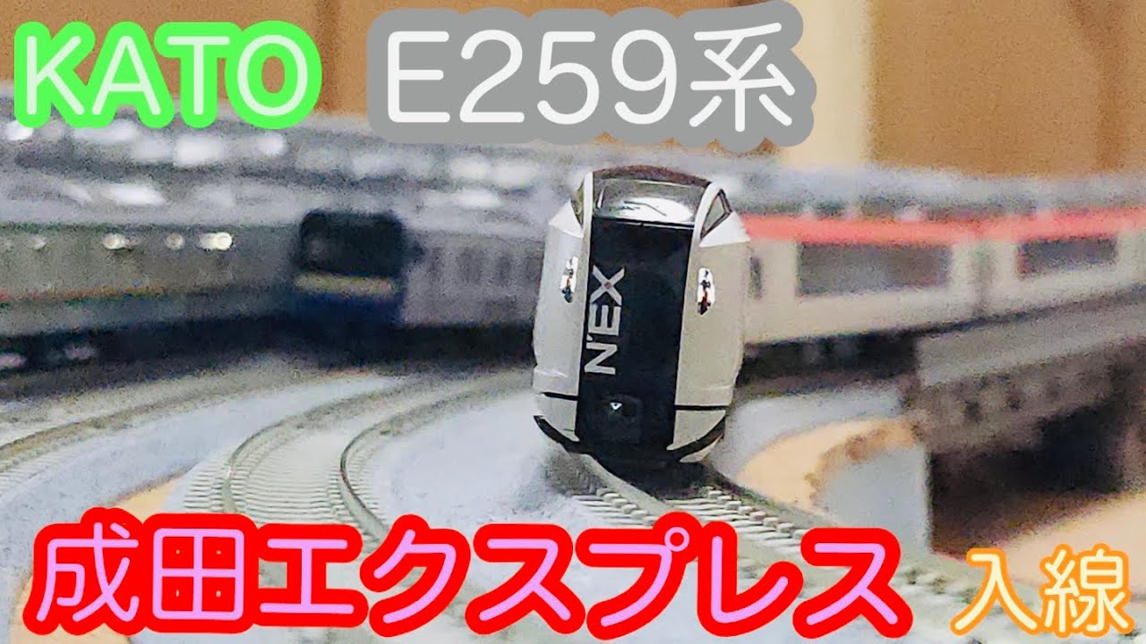【Nゲージ】KATO E259系 成田エクスプレス 開封＆走行動画/[N Scale]KATO Series E259 NARITA Express