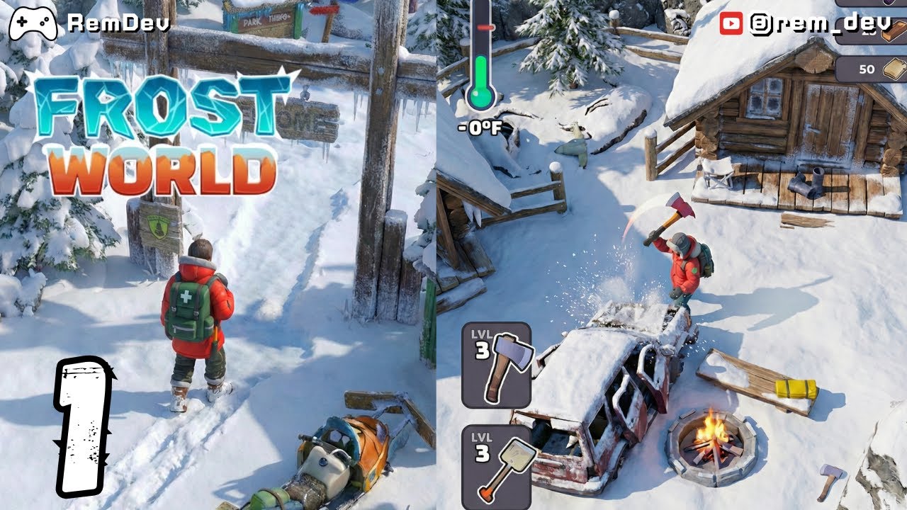 Frost World Survival Game - Survive the Icy Apocalypse 