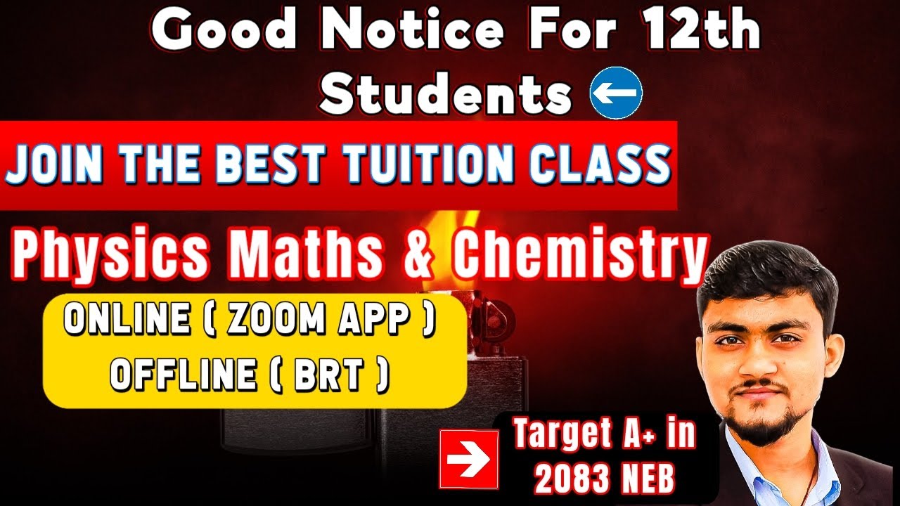 🚨 Class 12th NEB Students Notice: Key Updates for Online & Offline Tuition Classes NEB 2083 | #neb 